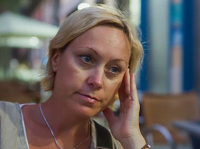 Woman thinking deeply about new learnings